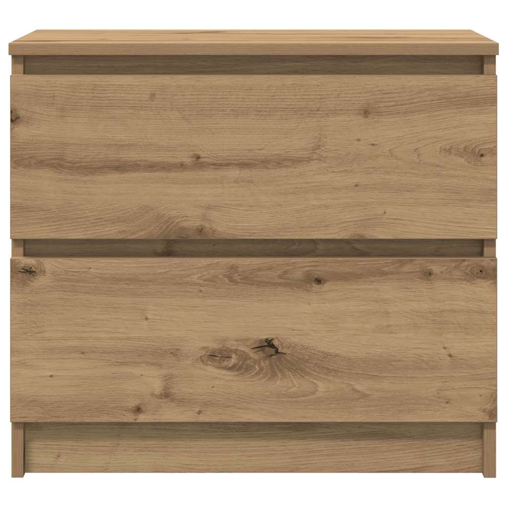 TV Cabinet in Artisan Oak Finish 60 x 35 x 54 cm Particleboard