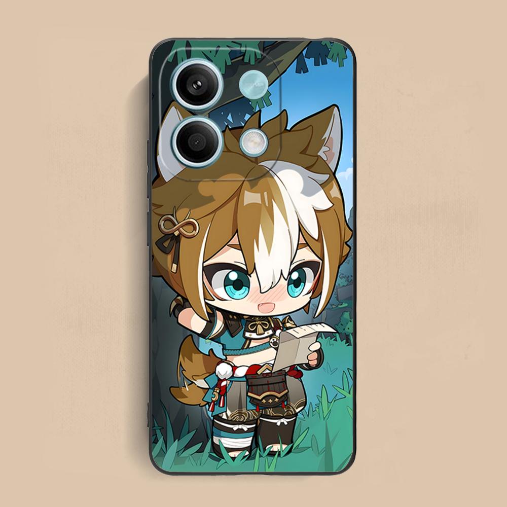 Game GI Gorou Mobile Phone Case for Xiaomi Redmi 15 14 13 12 A5 3 2 1 C Plus 4G 5G Colorful Printing Cover Luxury Cover