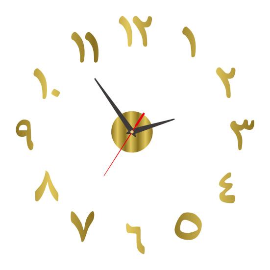 Nordic Style Wall Clock with Lasers Engraving 3D Digital Display Silent Sweep Movement Easy Installation Clock Room Decor