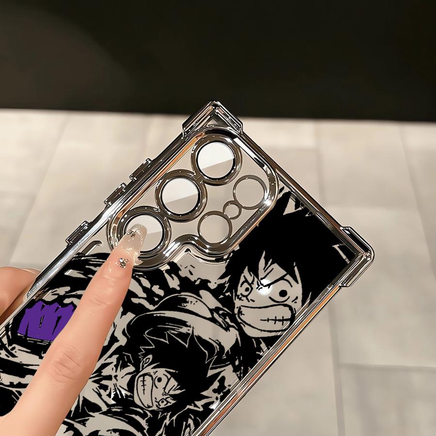 Anime Ones Pieces Clear Cover Phone Case for Samsung Galaxy S21FE s24fe S22 Ultra s24ultra S23 S25 Plus S24 S20 FE S25 Ultra