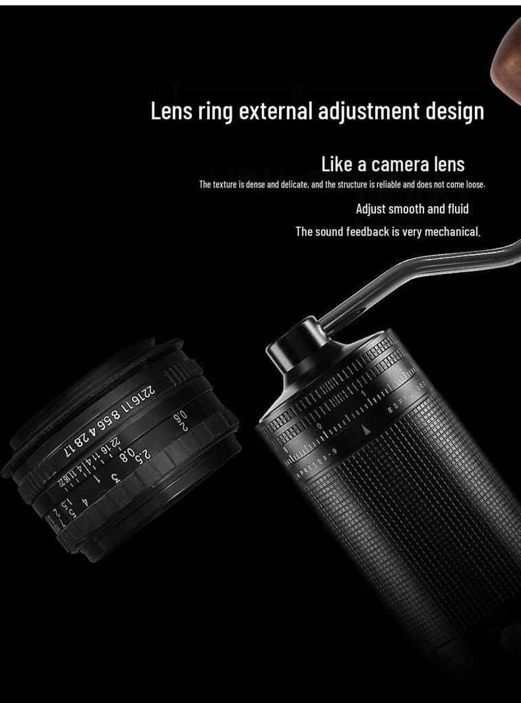 Manual Hand-Crank Coffee Grinder for Home Use
