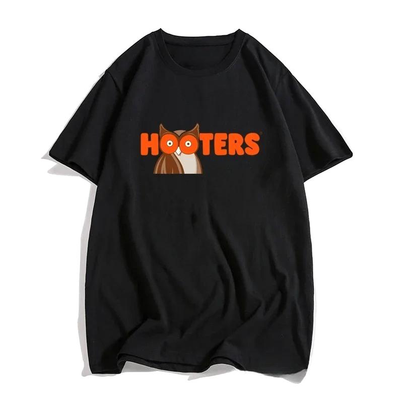 Cartoon Grafik T-Shirts Damen Sommer FeUnisex Kleidung Femboy Hooters Original Eule T-Shirt für Damen Lässig Ärmel