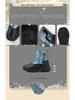 Kids' Waterproof High-Top Winter Snow Boots with Non-Slip Soles and Plush Lining