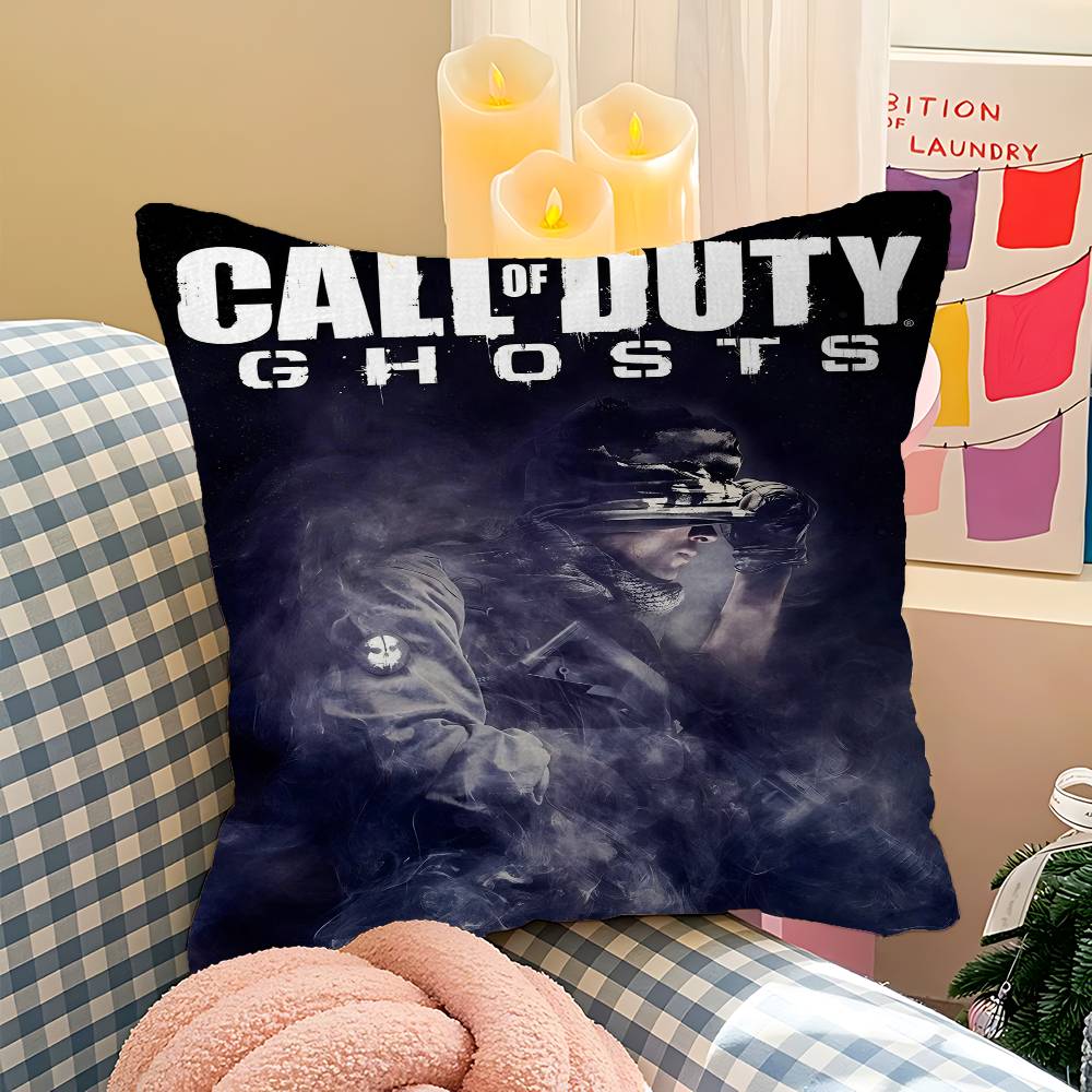 C-Call of Duty Pillowcase toon Gift Cushion Cover Bedroom Home Sofa Chair Seat Decor pillow case