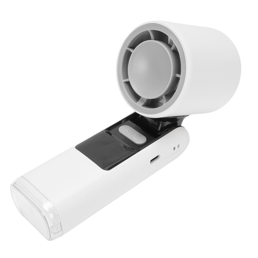 Portable Handheld Turbo Fan High Speed 100 Speeds Adjustable Foldable LED Display USB Rechargeable