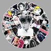 50-Piece Bigbang Trendy Luggage & Laptop Stickers - Coated Paper Décor