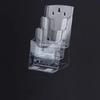 A4/A5/A6 Clear Flyers Display Stand Wall Mount Hanging Hole Brochure Holder 2/3/4 Layers Large Opening