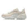 Li Ning Moonchaser Cushioning Slip Resistant Abrasion Resistant Breathable Low top Sports Casual Shoes Women's White AGLQ248-1
