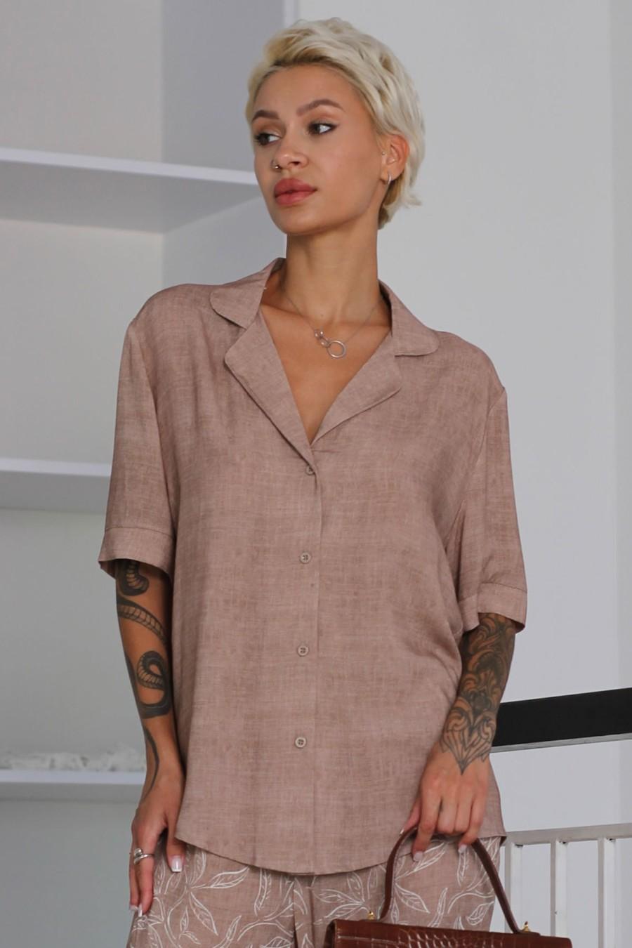 

Сорочка Leinle (94349) 40(XS) brown-nose кольору