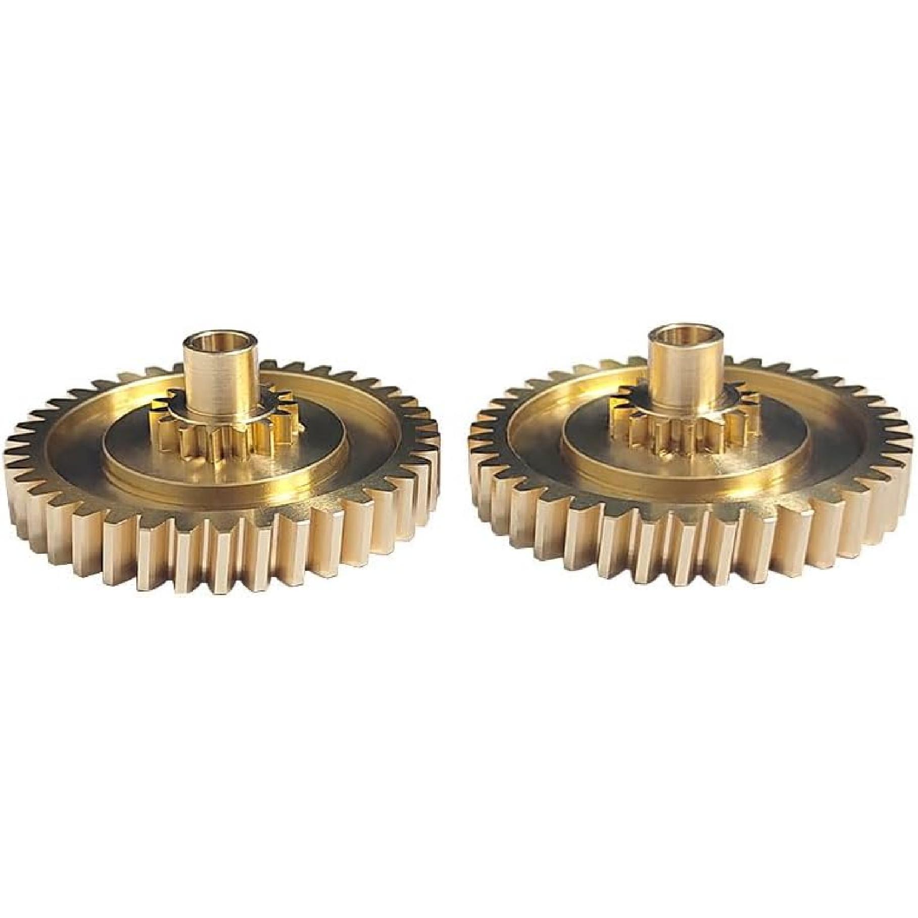 Solid Brass Pair of Convertible Top Transmission Gears, Compatible with Porsche Boxster 1997-2012 Left Right 98756118000