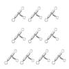 10pcs Saltwater Fishing Rolling Swivels Fishing Rig Line Connector Fishing Tackle Accessories Rotating Crossline Swivels