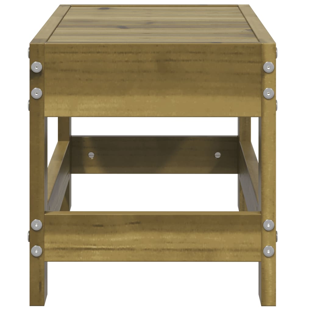 Garden Stool 62 X 30 X 32 Cm Pressure Treated Pine Wood