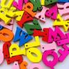 100 Stück gemischte AZ Alphabet Holzbuchstaben Knopf DIY Handwerk Nähen Scrapbooking