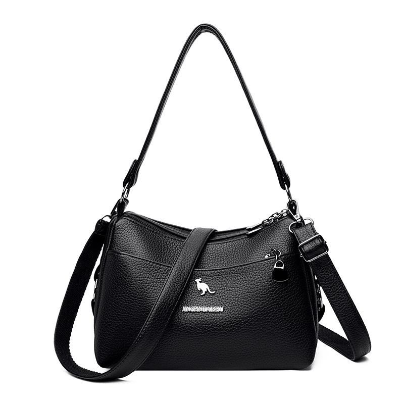 Damen PU Umhängetasche mit großem Fassungsvermögen