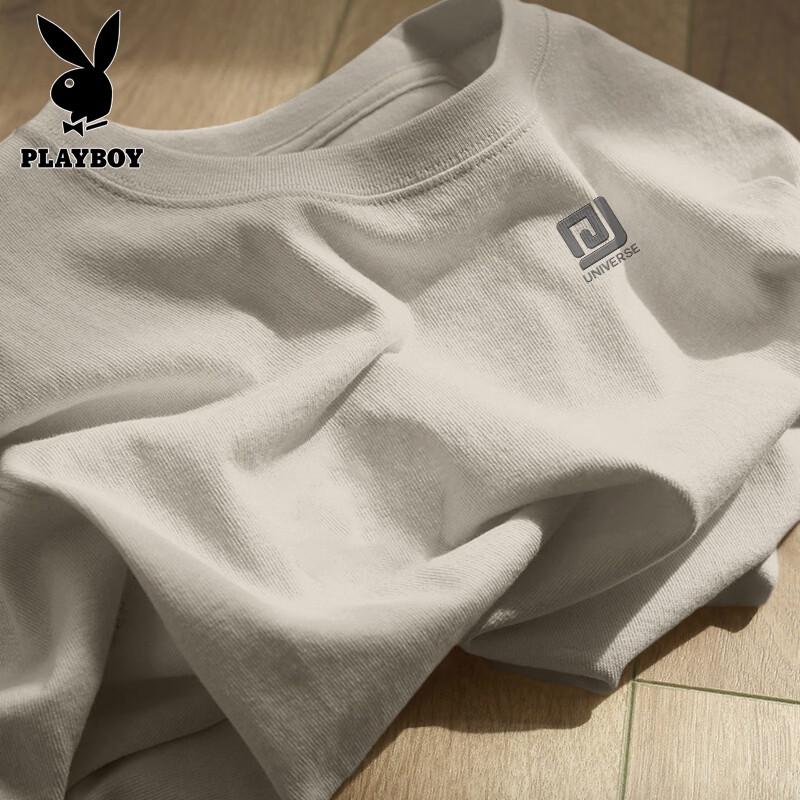 

Playboy Men s Casual Print Loose Fit T-Shirt XL