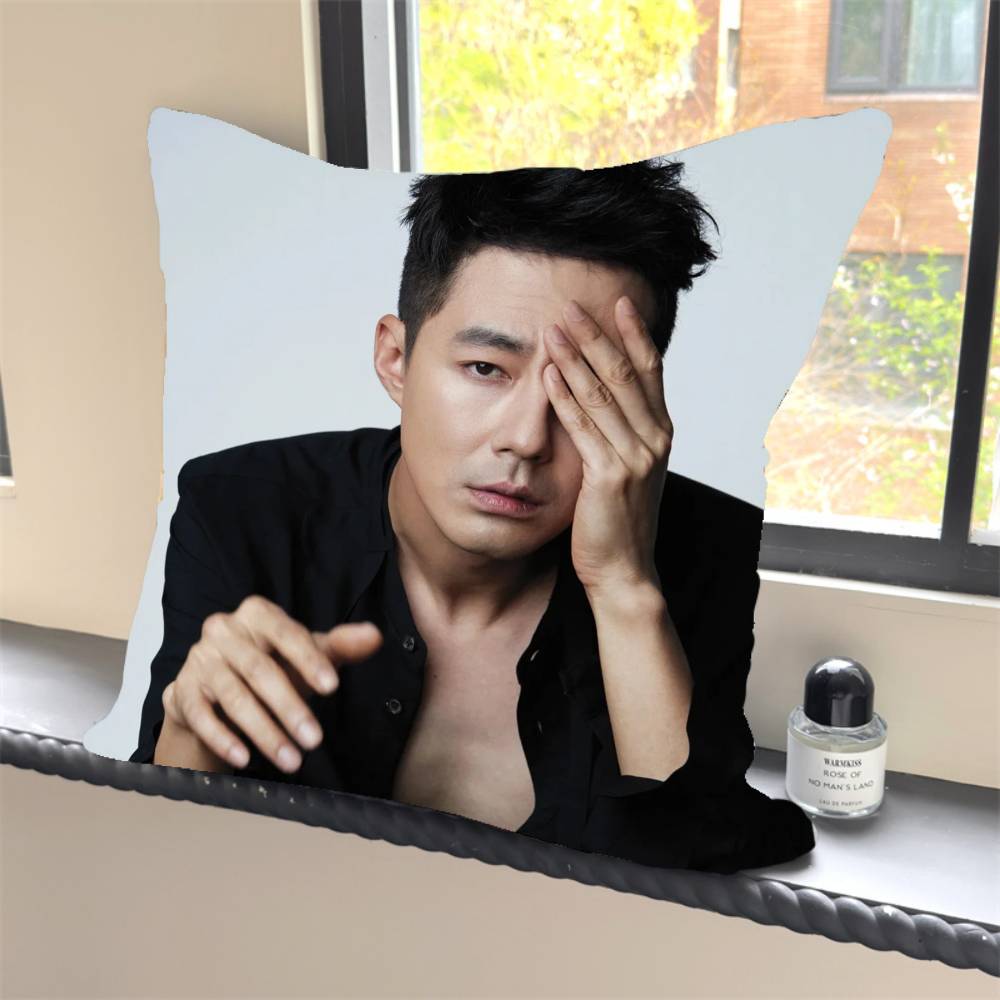 1PC KPOP idol Jo In-sung Pillow Case Square  Bedroom Sofa Leisure Comfort Cushion Car Home Decoration Pillowcase 40x40