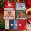 3D Christmas Cards 4 Pieces With Envelopes 3D Cards Holiday Decor Paper Art For Kids Adults Friends Coworkers Teachers Stocking