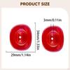 20 Pieces Acrylic Cowboy Hat Beads Pendants Opaque Decorative Western Hats Bead Charms for Jewelry
