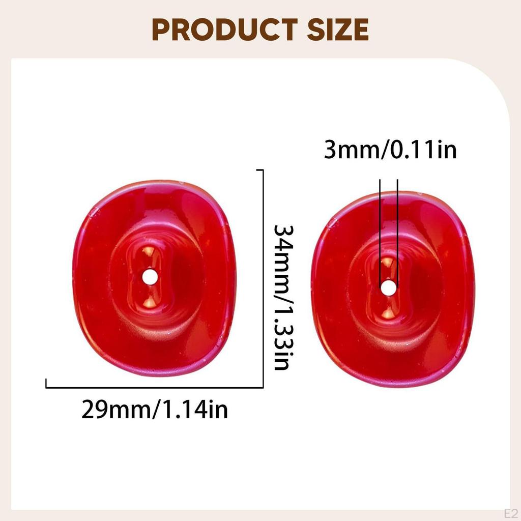 20 Pieces Acrylic Cowboy Hat Beads Pendants Opaque Decorative Western Hats Bead Charms for Jewelry
