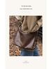 Meilade 2025 Autumn/Winter Retro Korean Tote Bag - Large Capacity, Versatile Crossbody Women's Handbag