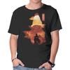 Unisex Crew Neck T-Shirt Rove Landscape Graphic Short Sleeve Casual Tee