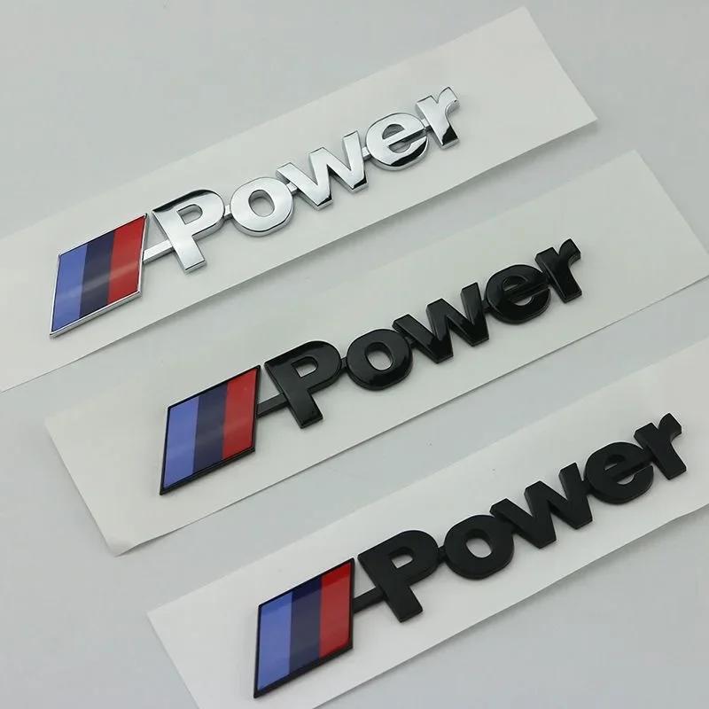 3D ABS M Badge Car Styling Body Rear Trunk Decor Sticker Car Modification Accessorie For BMW M Power Performance M3 M5 X1 X3 X5