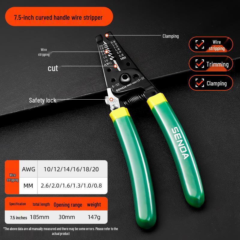 Multi-Functional Electrician Wire Stripper & Cutter Tool