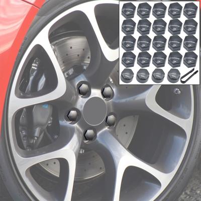 24x araba gri bijon somunu cıvata kapağı tam kapak w/aracı 22mm Buick Regal Chevrolet Vectra 2010 2011 2012 2013 2014 2015 2016 2017