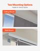 Panel Track Blinds Extendable Track 116 Cm To 218 Cm W Trimmable Dark Gray