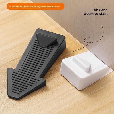 1PCS Safety Silicone Door Stop Stoppers Block Wedge Doorstops Door Stopper Home Office Door Rear Retainer Anti-collision Stop