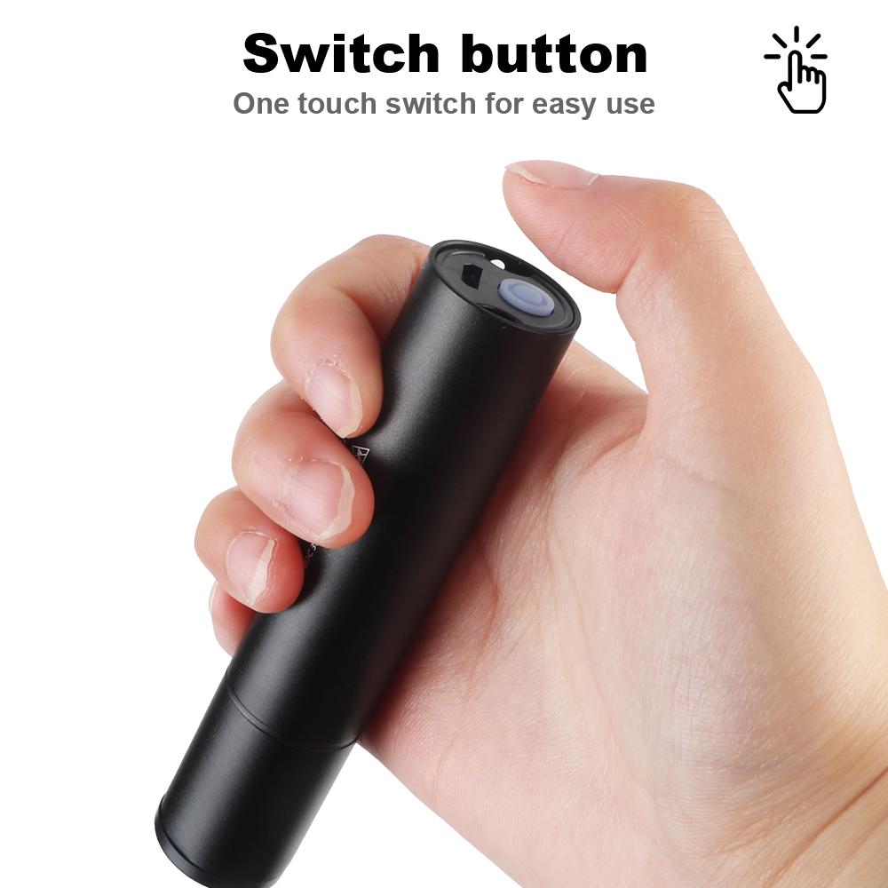 UV Flashlight USB Rechargeablec Pets Urine Ultraviolet Torch Cat Tinea Money Ore Scorpion Detection 3W 365nm SV57 Black Light