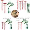1set Mini Sowing Seed Dispenser Manual Sower Seed Spreader Handheld Seed Planter Tool 5 Different Settings Hand Mini Seeder
