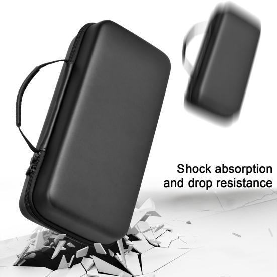 Tragetasche für Legion Go S Tragbare Hartschalen-Reisetasche Stoßfeste Schützende Aufbewahrungstasche mit Griff für Konsole Controller Dock