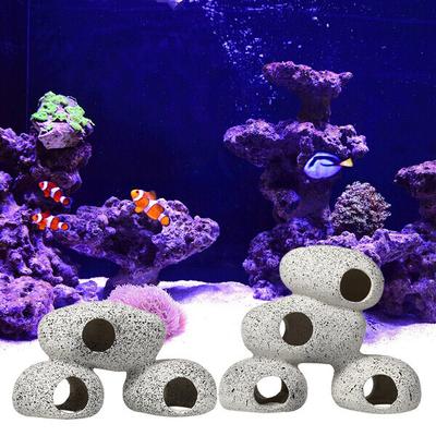 Aquarium Rock Cave Aquarium Teich Hideaway für Garnelen Cichlid Versteck Zucht Laichen Hideout Decor OUT
