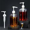 With Hydraulic Pump Nozzle Head Kitchen Honey Jar Container Home 1600Ml Liquid Dispenser With Scale Coffee Syrup Bee Drip Bottle