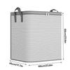 Foldable Blanket Clothing Storage Bags with Lids and Reinforced Handle Bags for Bedding and Clothes Organization