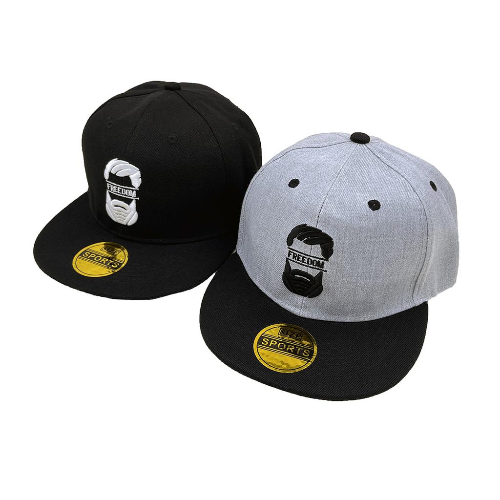 Uncle Beard Embroidery Flat Edge Hip Hop Hat Casual Hip Hat Baseball Cap Sun Cap