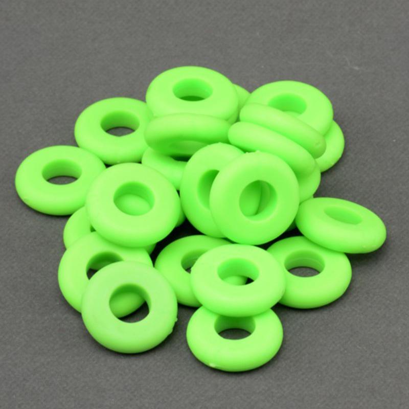 10Pcs Retaining Protector Fishing Pole Anti-Slip Stopper Fish Rod Stand Stop Silicone Ring Anti-Skid Hand Rod Stopper Clip