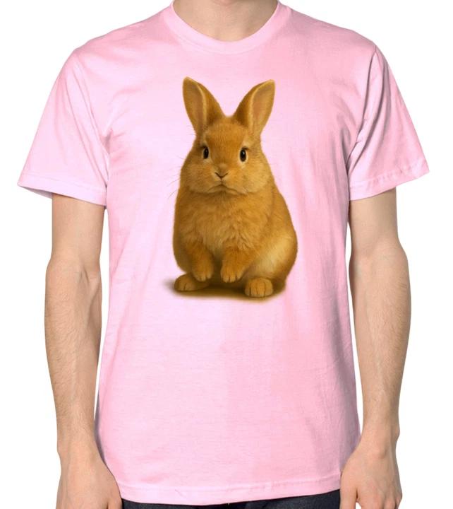 Милая футболка с кроликом унисекс 3XL