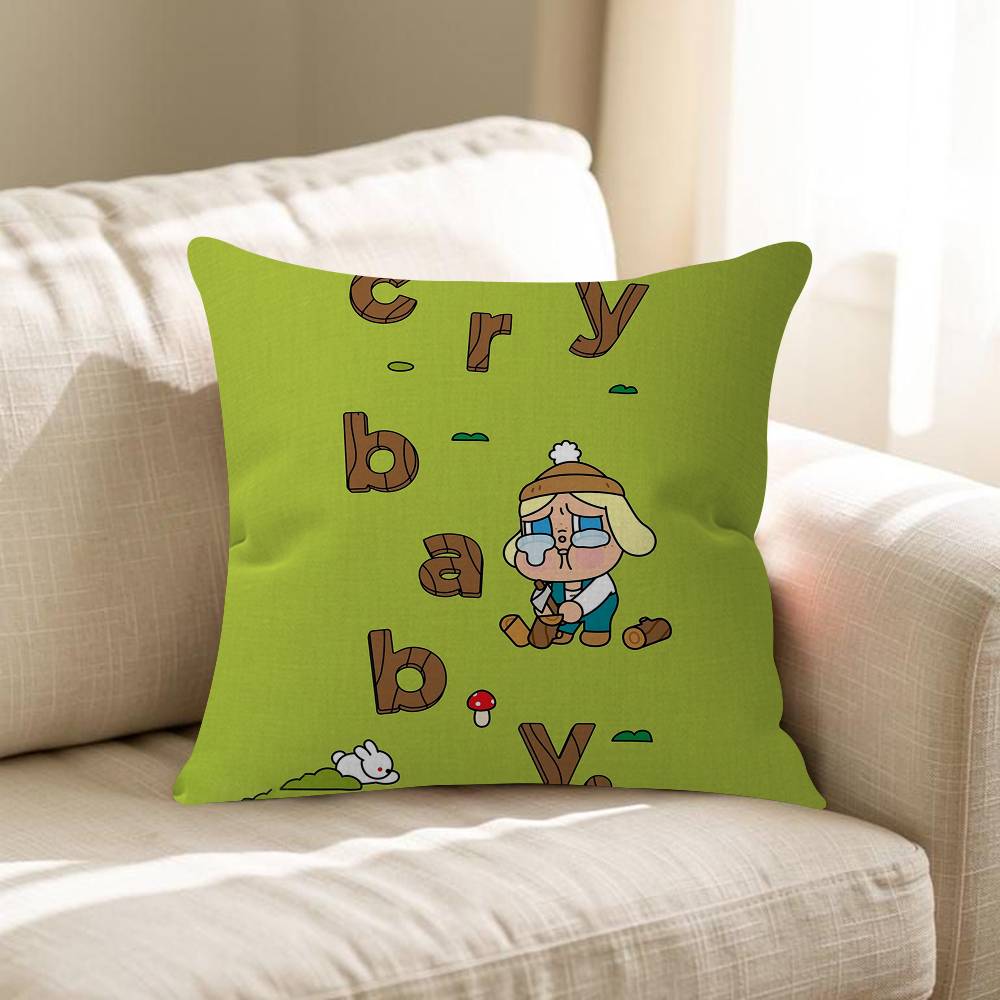 

CCry Baby Pillow Gift Home Office Decoration Bedroom Sofa Car Cushion Cover Case 45x45 30x30 cm