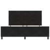 Boxspring Bed with Headboard Black 180 x 200 cm Velvet