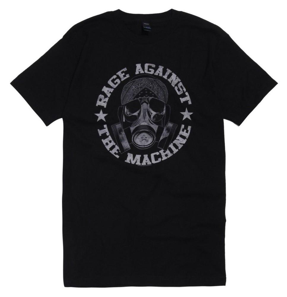 Rage Against The Machine GAS MASK Black T-Shirt NWT Authentic & Official  Unisex T-Shirt S