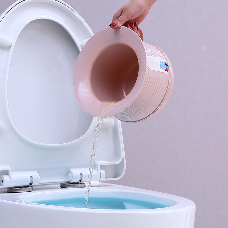 Thickened Hand-Held Lid Potty Children's Plastic Toilet Chair Sanitary Spittoon Portable Removable Toilet Baby Night Pot