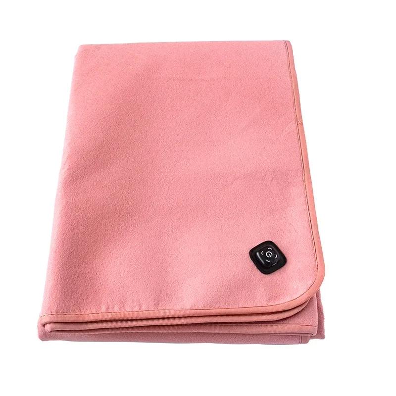 2025 Hot 6 Area 10W DC Heated Mat Plush Electric Blanket Single Mattress USB Type-C Interface Washable Office Bedroom Outdoor