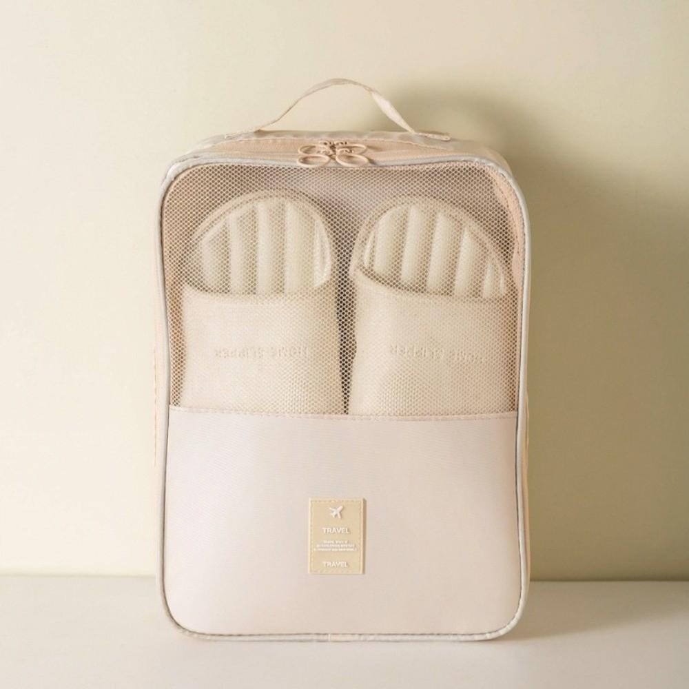 Double Layer Travel Shoe Bag Hanging Shoes Packaging Pouch Shoes Storage Bag  Closet Organizer