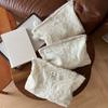 Elegant White Lace Makeup Bag Large Capacity Cosmetic Organizer Travel Toiletry Storage Pouch