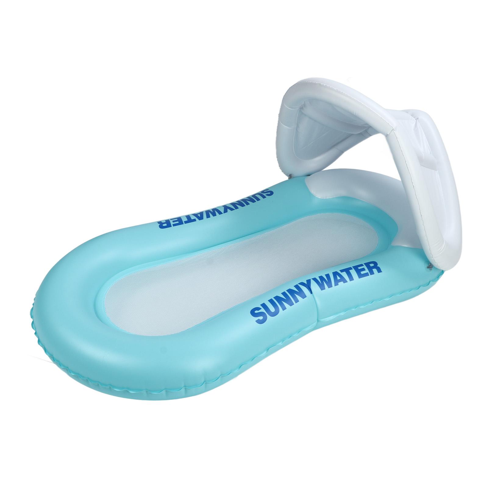 Надувной плот с навесом ПВХ и нейлон утолщенный Надувной бассейн шезлонг плот для мужчины женщины