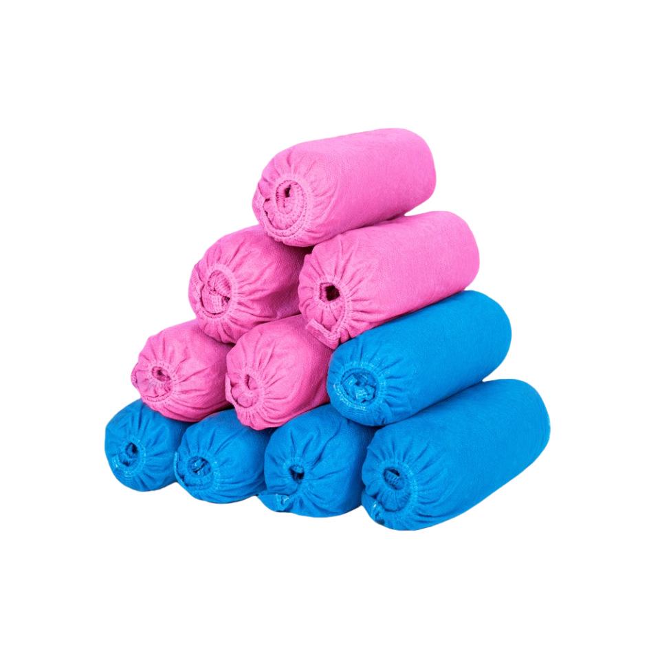 Jieliyun Non-woven Disposable Indoor Shoe Covers - Wear-Resistant, Dustproof, Anti-slip Footwear