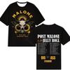 Big Ass Stadium Malone Post Malone Jelly Roll Tour 2025 Concert T-Shirt Unisex T-Shirt Summer Casual Print T-Shirt Y2k Harajuku