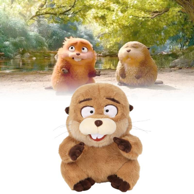 Beaver Plush Toy With Pp Cotton Filling For Kids And Collectors